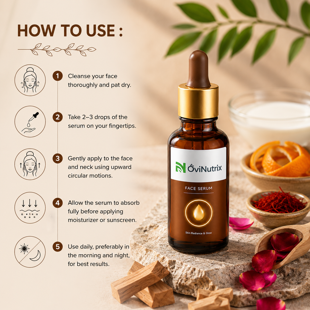 OviNutrix Kumkumadi Face Serum